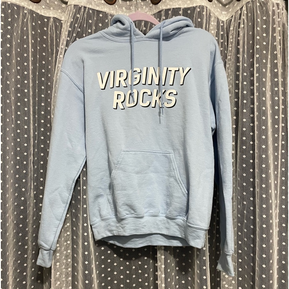Virginity rocks hoodie
